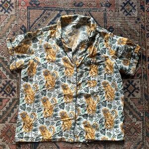 EUC Printfresh Lion Tamarin Pajama Top